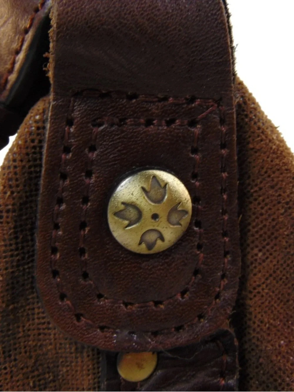 Patricia Nash Tooled Leather Hobo Bag Wallet Set Brown Floral Embossed
